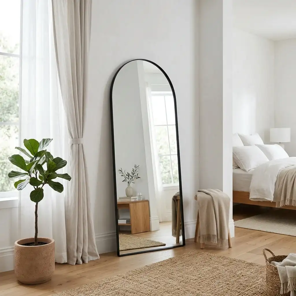 Full-Length Arched Mirror
