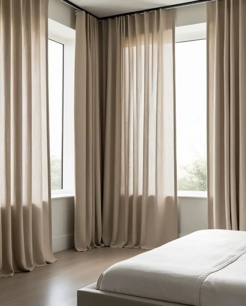 Blackout Linen Curtains