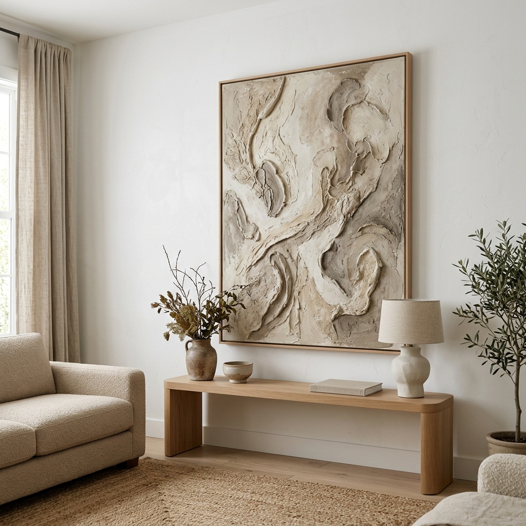 How to Make High-End DIY Textured Canvas Art
