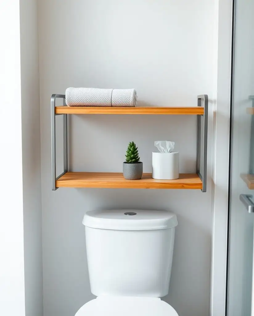 Bamboo Over-the-Toilet Storage